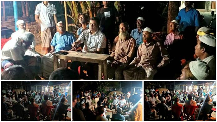তাহেরপুর রসুলপুরে সাবেক মেয়র আ ন ম সামসুর রহমান মিন্টুর গনসংযোগ