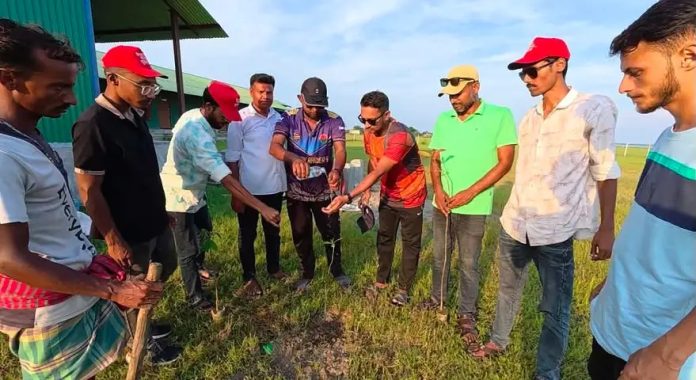পদ্মার মিডিল চরকে পর্যটন কেন্দ্র করার উদ্যোগ, পরিদর্শনে যুবদল-ছাত্রদল নেতৃবৃন্দ
