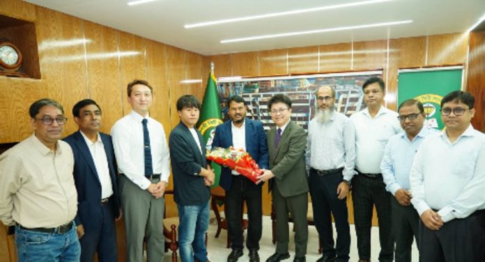 রাসিক প্রশাসকের সঙ্গে জাপানের ব্যবসায়ী প্রতিনিধি দলের সৌজন্য সাক্ষাৎ ও মতবিনিময়