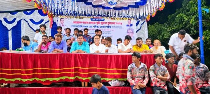নওহাটায় আরাফাত রহমান কোকো স্মৃতি ফুটবল টুর্নামেন্টের উদ্বোধন